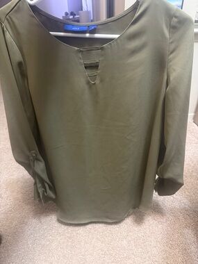 Apt. 9 Olive Tie-Sleeve Blouse